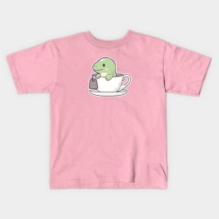 little tea rex Kids T-Shirt